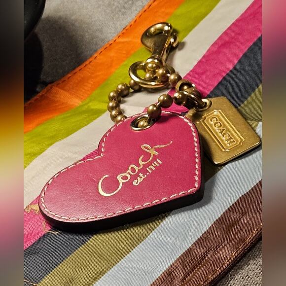 Coach Bleecker Heart Bag Charm - Picture 5 of 5